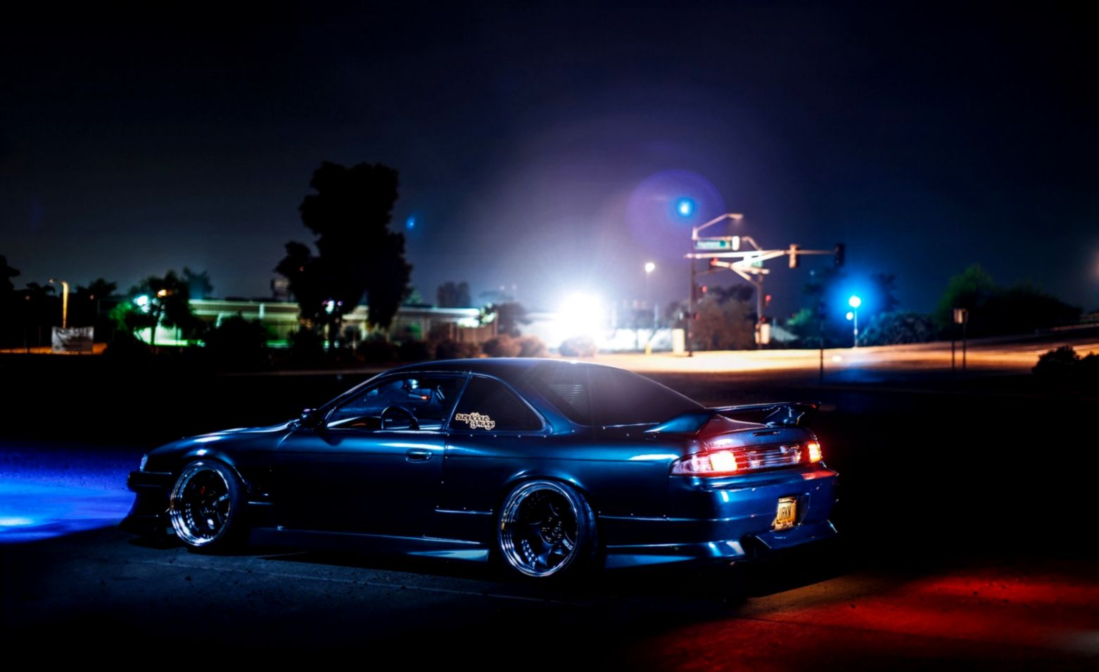 Nissan Silvia S14 Lights Night 7030539 Nissan Silvia S14 Lights Night 7030539