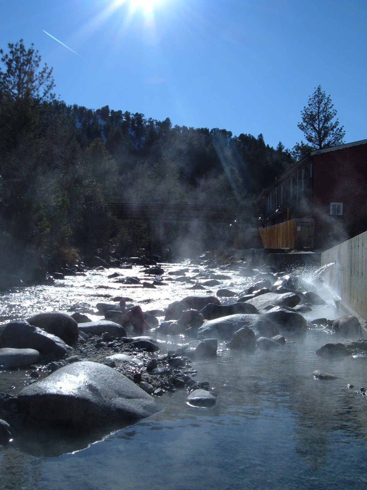 Take the Chill off at a local Hot Springs