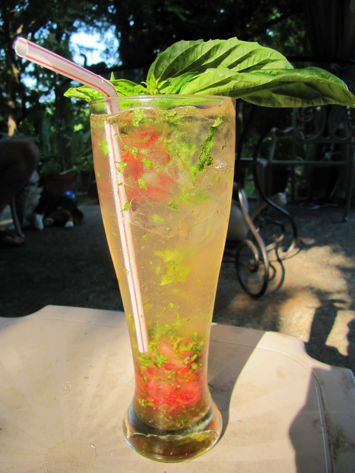 Mama Ozzy's Table Strawberry Basil White Wine Spritzer