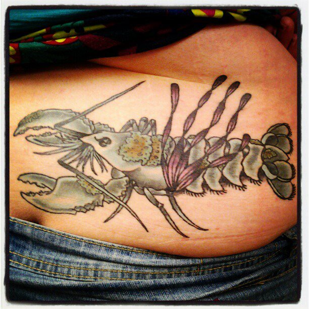 FettBuilt lobster tattoo