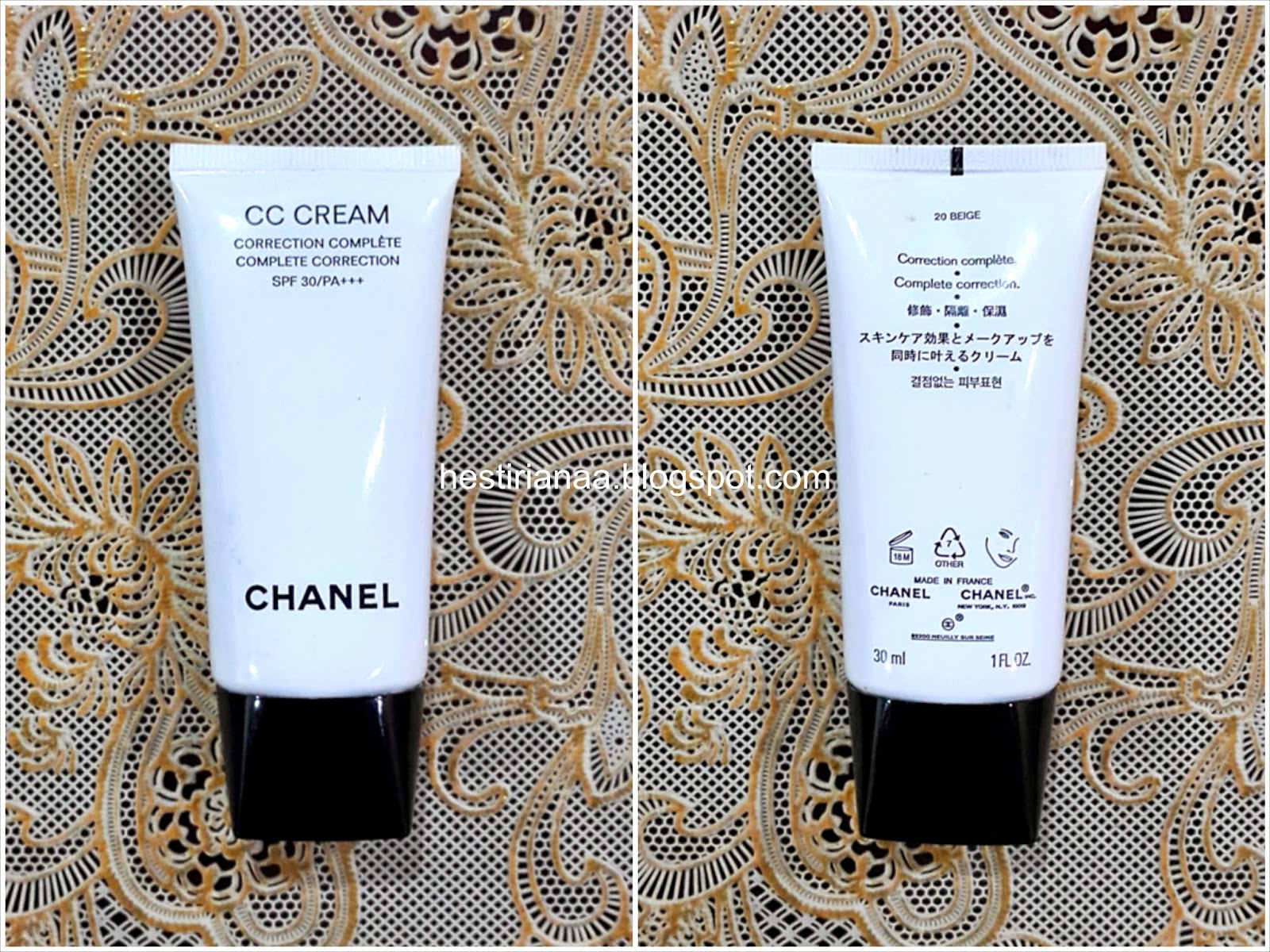 Chanel CC Cream Correction Complete Super Active # 10 BEIGE 1 oz - perfumity