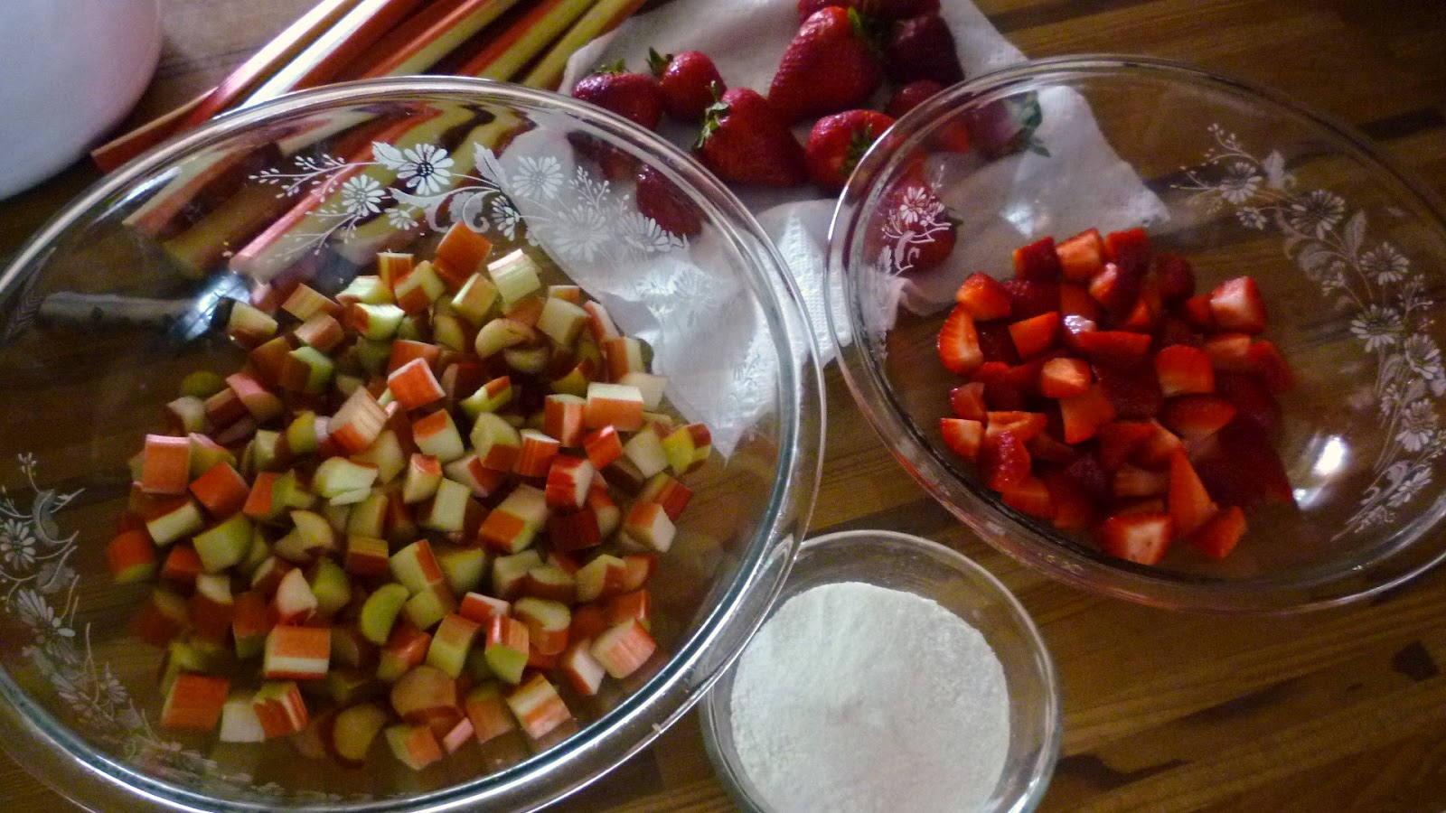 For Love of the Table StrawberryRhubarb Crisp with Orangescented
