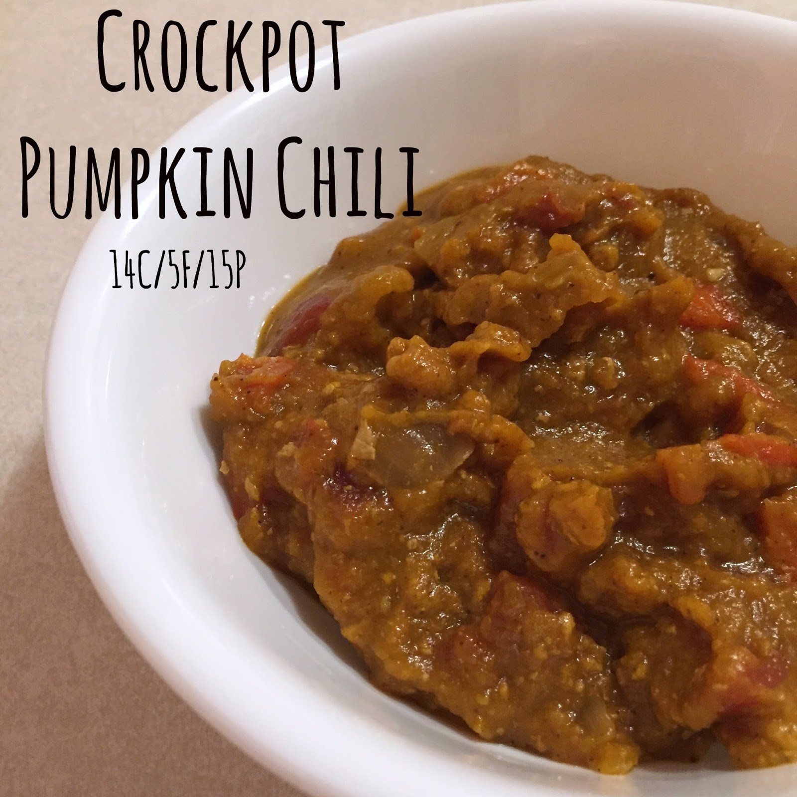 The Simple Life Crockpot Pumpkin Chili (Low Carb)