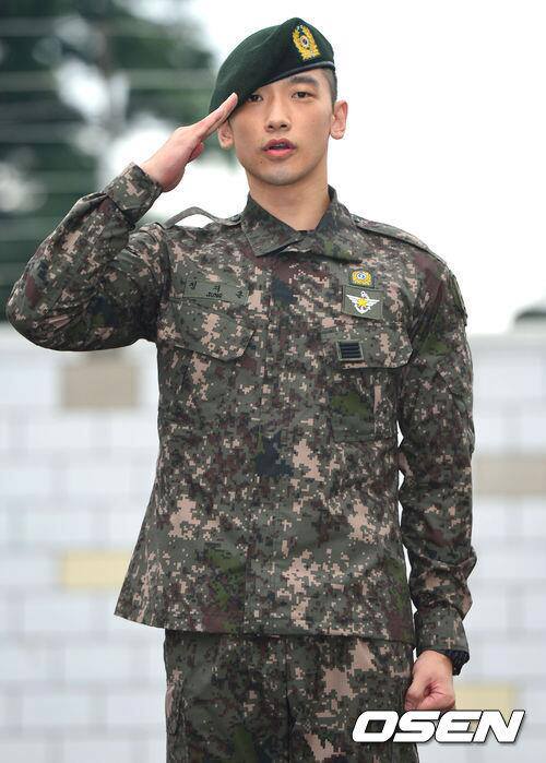 Resultado de imagen para bi rain servicio militar