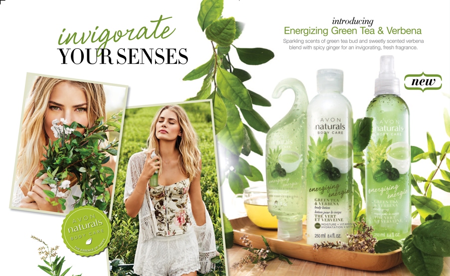Erica's Fashion & Beauty Avon Naturals Green Tea & Verbena Review