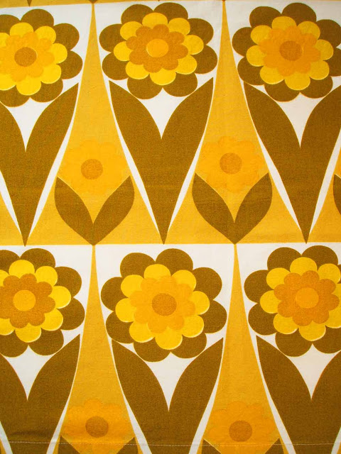 Heals Flower Shop fabric dating from the 1960s