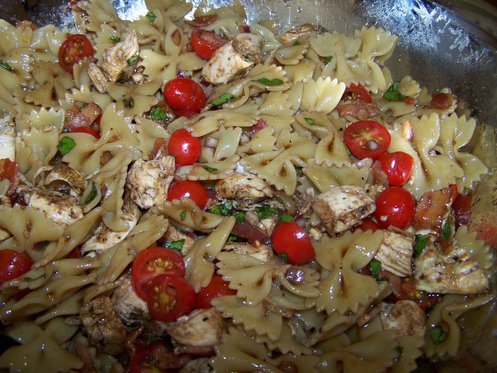 Good Food, Good Friends Recipe Blog: Balsamic Chicken Pasta Salad