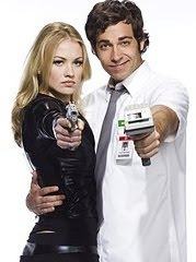 Yvonne Strahovski & Zachary Levi.