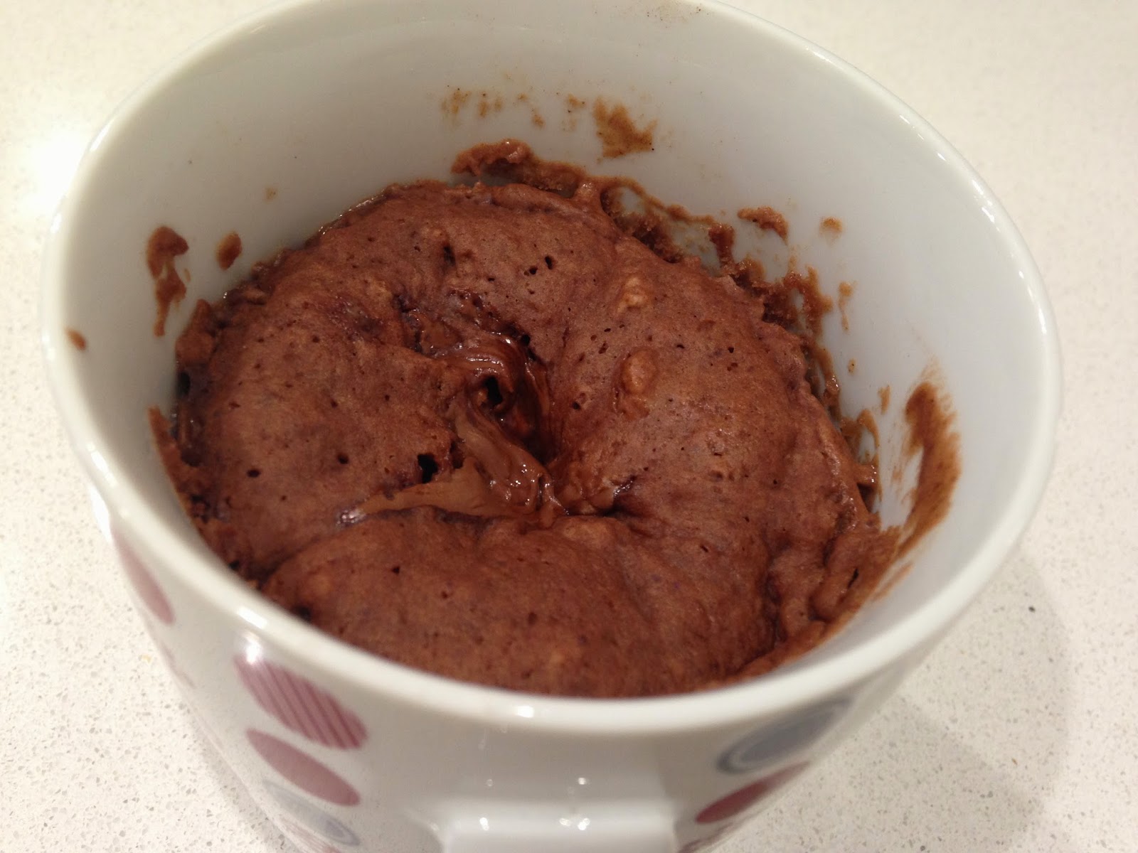 Sugar & Salt Nutella Cake in a Cup