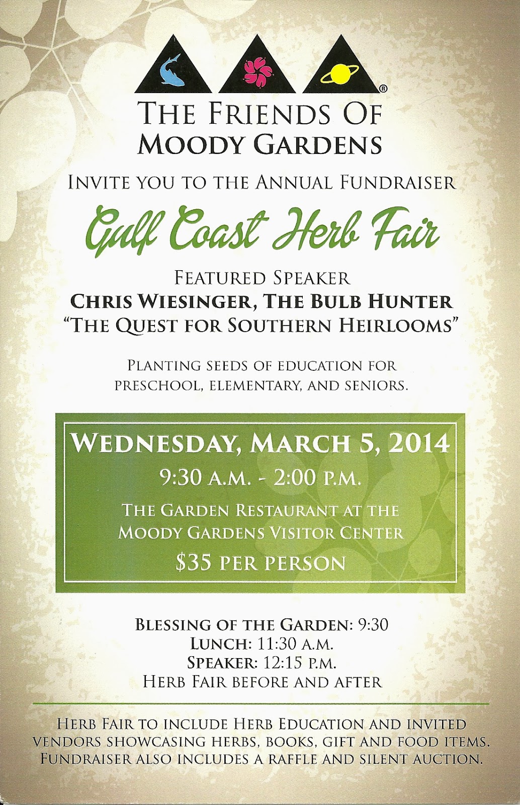 League City Garden Club, Texas Gulf Coast Herb Fair, March 5, 2014