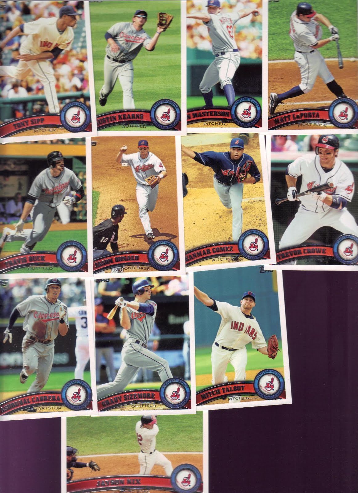 Cleveland Baseball Cards Lucky Breaks