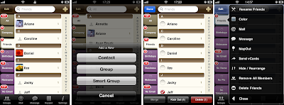 iphone contacts groups