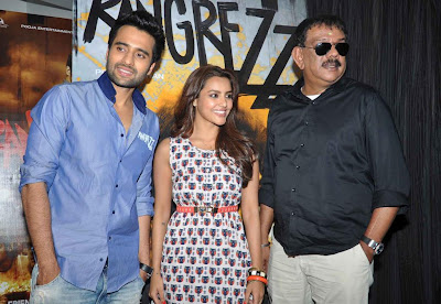 Jackky Bhagnani, Priya Anand & Priyadarshan at 'Rangrezz' Press Meet Gallery