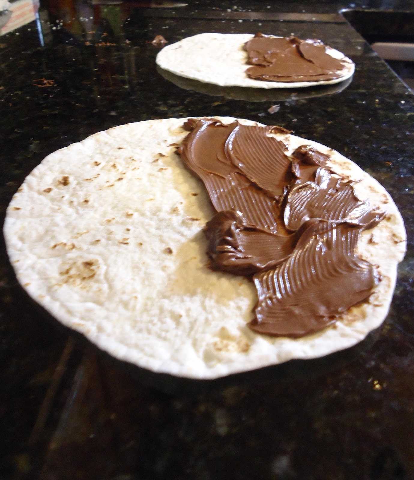 A Hungry Teacher.................... Grilled Nutella Quesadillas