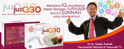 JuzQ30 merangsang otak jadi bijak berfikir dan mudah ingat dan faham.