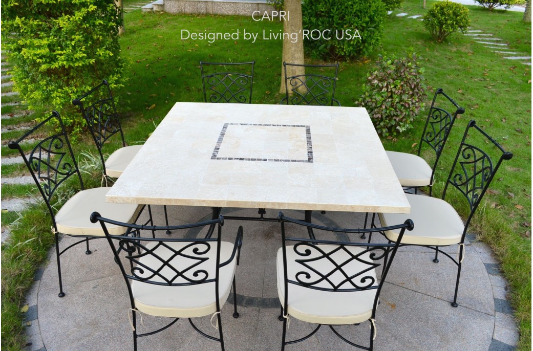 LivingRoc USAThe Blog 55' Outdoor Patio Square Marble Travertine