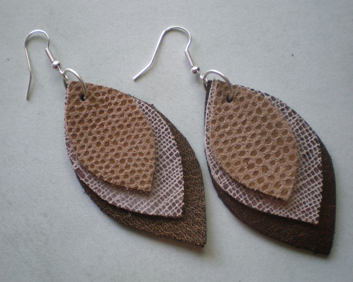 Leather Earring Tutorial