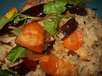 MUSHROOM RICE with DORY FISH