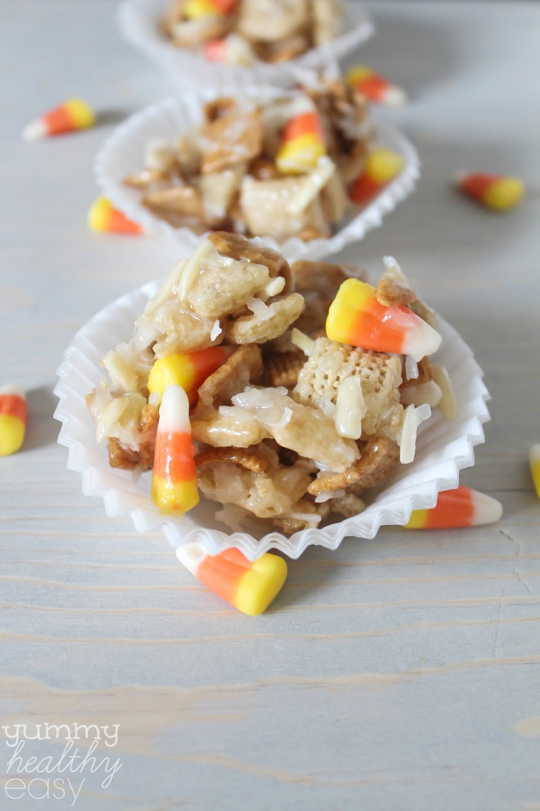 Candy Corn Cereal Snack Mix Yummy Healthy Easy