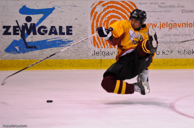 ZAHL kausa play off spēles. HK Tērvete - HK Bauska.