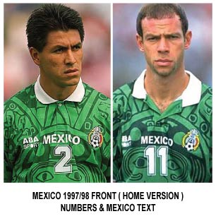 mexico world cup 98 jersey