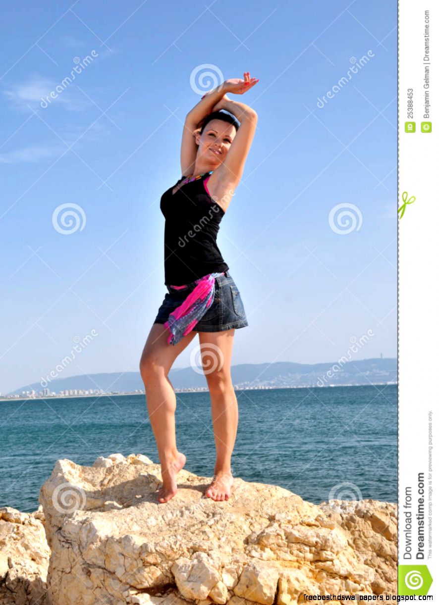 Dancing Girl On The Rocks Stock Photos Image 25388453 Dancing Girl On The Rocks Stock Photos Image 25388453