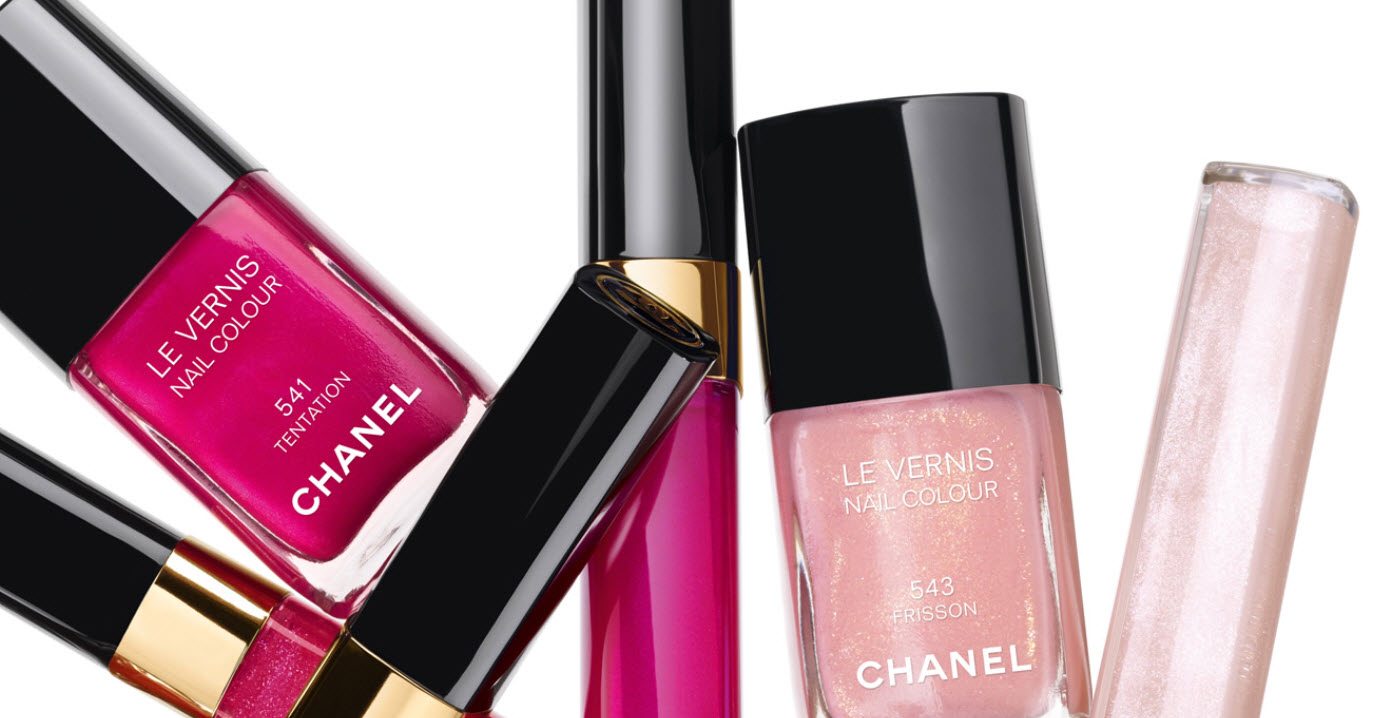 Best Things in Beauty: Chanel Lèvres Scintillantes Glossimer and Le Vernis  from Roses Ultimes de Chanel for Spring 2012