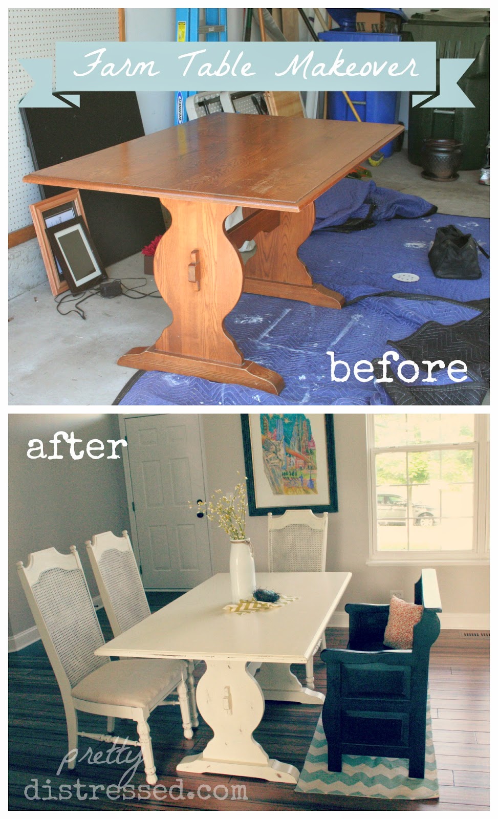 Pretty Distressed Using a Polycrylic Sealer with Chalk Paint®
