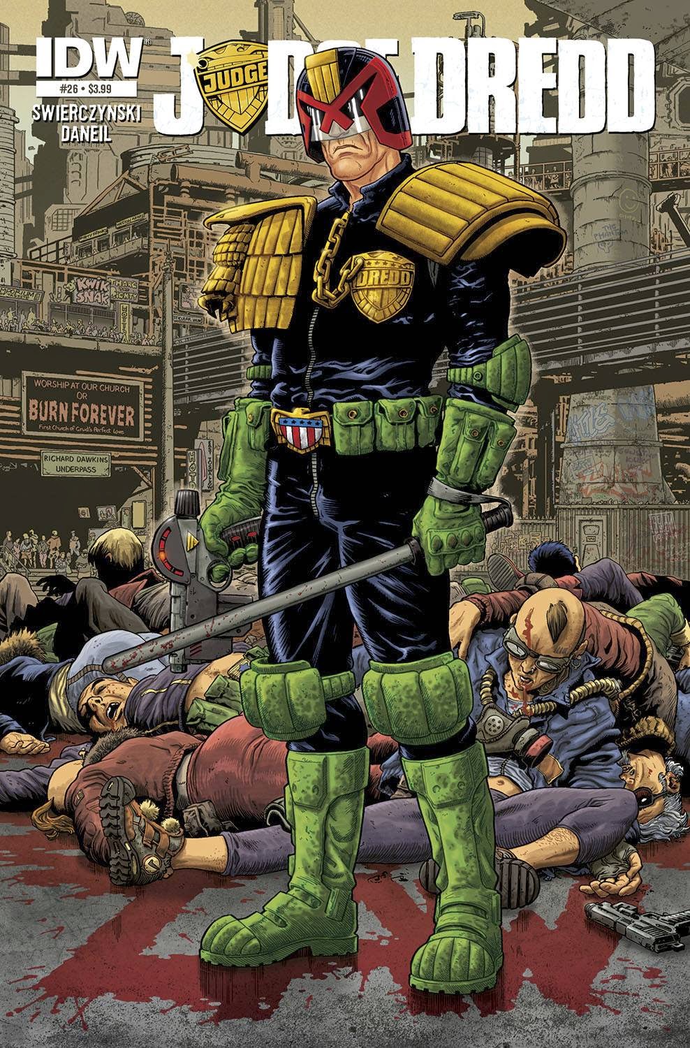 IDW Cover of the Day Judge Dredd 26