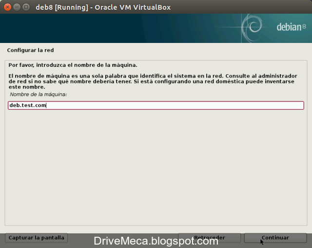 DriveMeca instalando Debian Jessie paso a paso