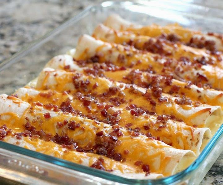 BACON BREAKFAST ENCHILADAS Best foods and recipes in the world