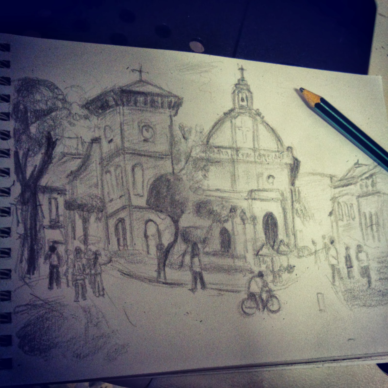 My Pieces Of Art Pencil Sketches Melaka Red House