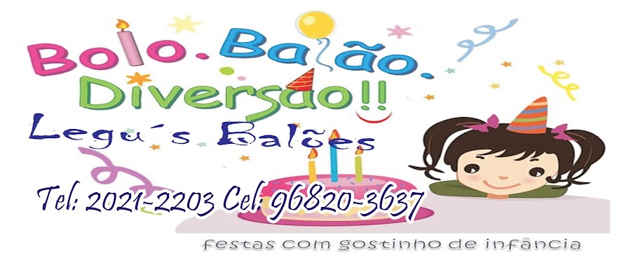 Legu's Balões - Decoração de festa infantil.