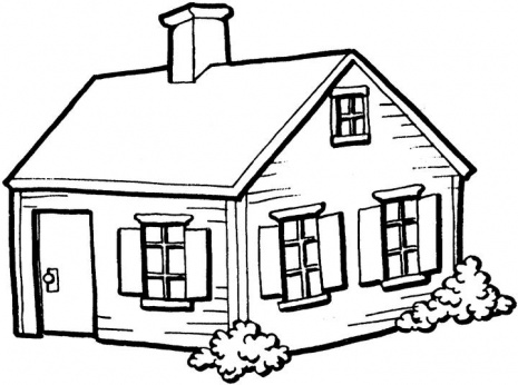 Kids Under 7: Houses and Homes Coloring Pages