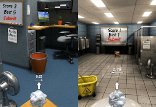 Paper Toss Paper Toss, encestando en la papelera