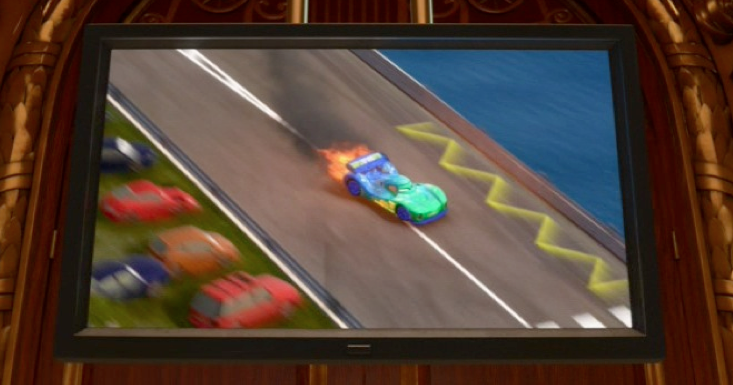 CARLA VELOSO with FLAMES CARS 2 Mattel Disney Pixar 