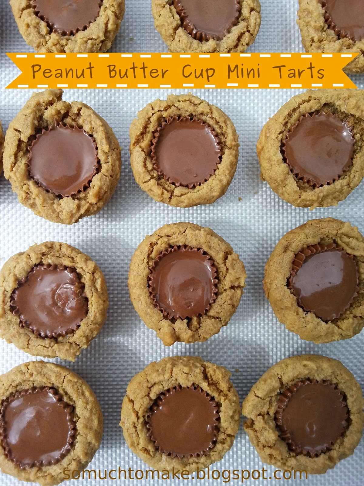 Peanut Butter Cup Mini Tarts So Much To Make