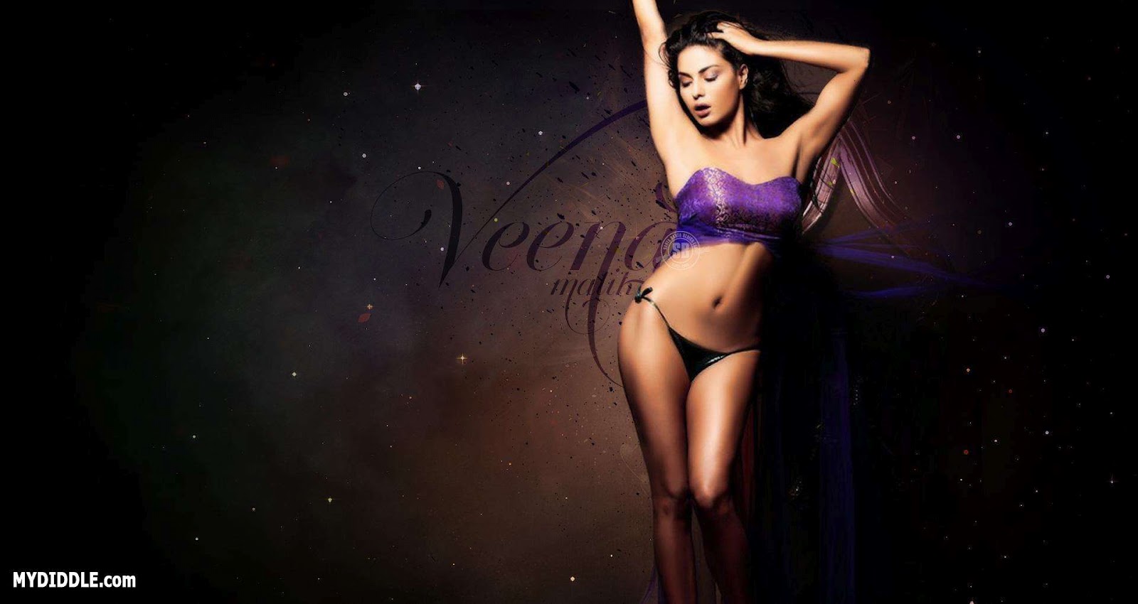 Veena malik purple bikini Hot pic -  Veena Malik Bikini wallpaper