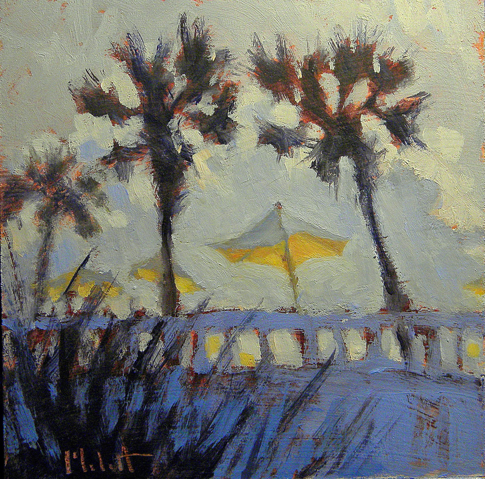 Art Painting and Prints Heidi Malott Seawall Sunset Spring Break Beach