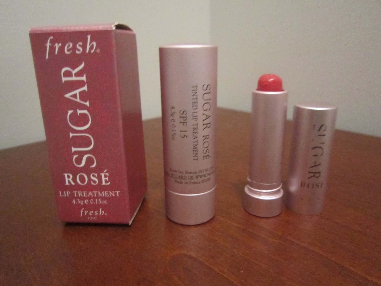 My Makeup Issues Fresh Sugar Rose Lip Treatment Review and Swatch