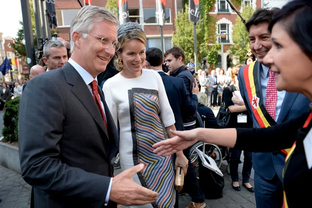 King Philippe and Queen Mathilde in Hasselt