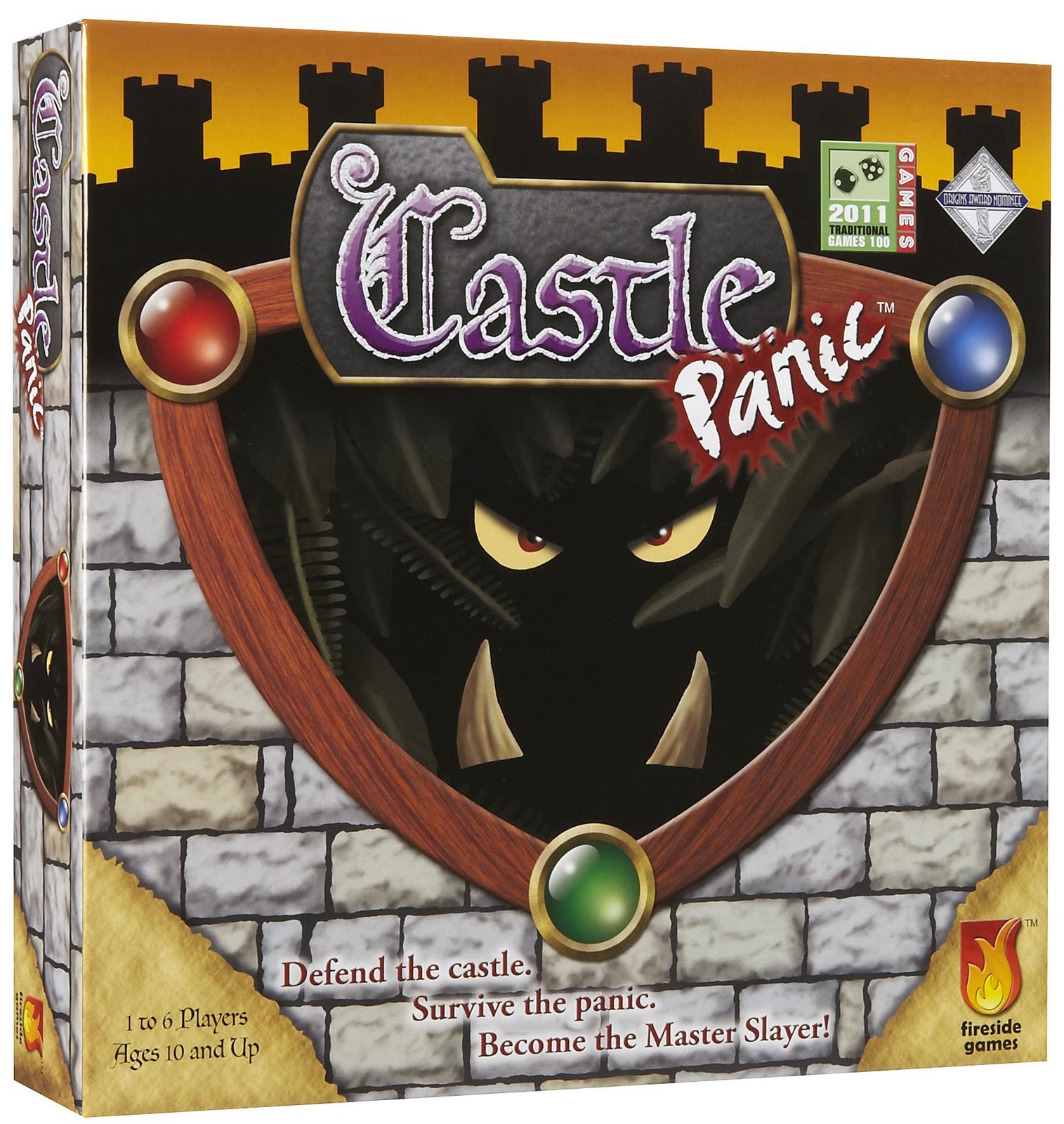 CASTLE PANIC Tower Defense Board Game Fireside Games Complete