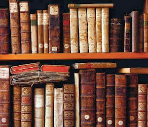 LIBROS VIEJOS EN BIBLIOTECA