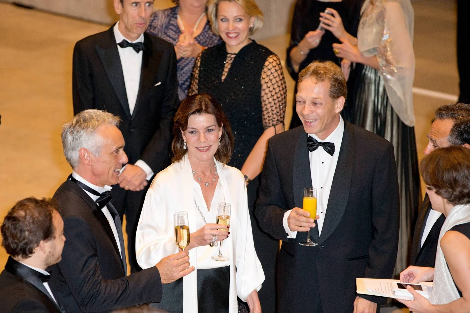 Princess Caroline of Monaco attends a charity evening at the Rijksmuseum in Amsterdam