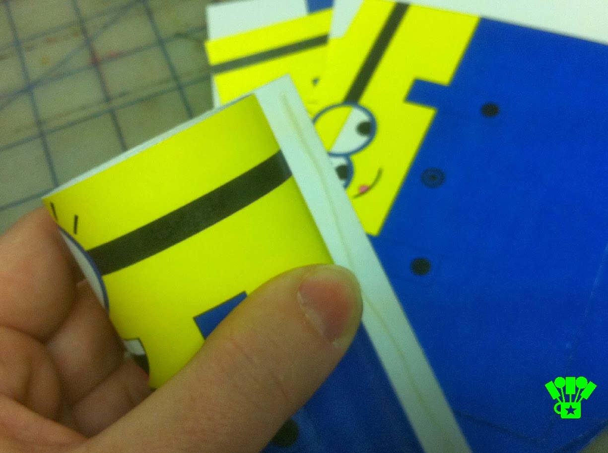 Printable Despicable Minion Toilet Paper Craft for my Birthday