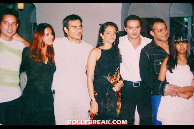 malaika with the khan brothers malaika with the khan brothers - Malaika Arora Khan- Rare photos