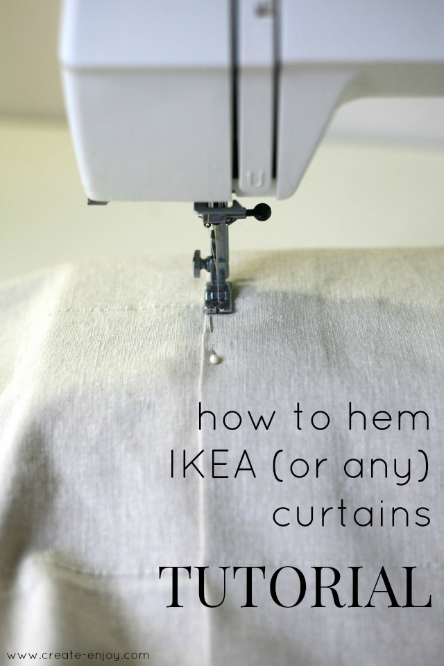 How To Hem Ikea Curtains Essential Tutorial Create Enjoy