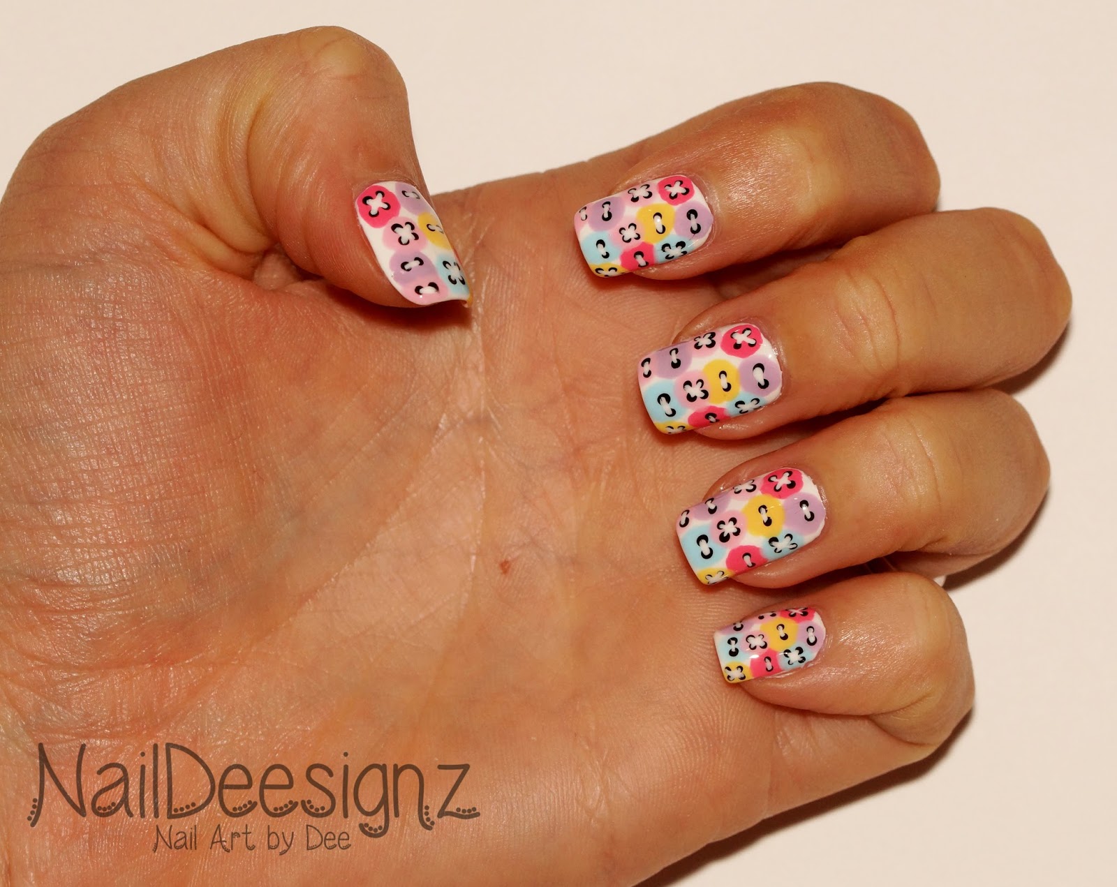 NailDeesignz Button Nail Art
