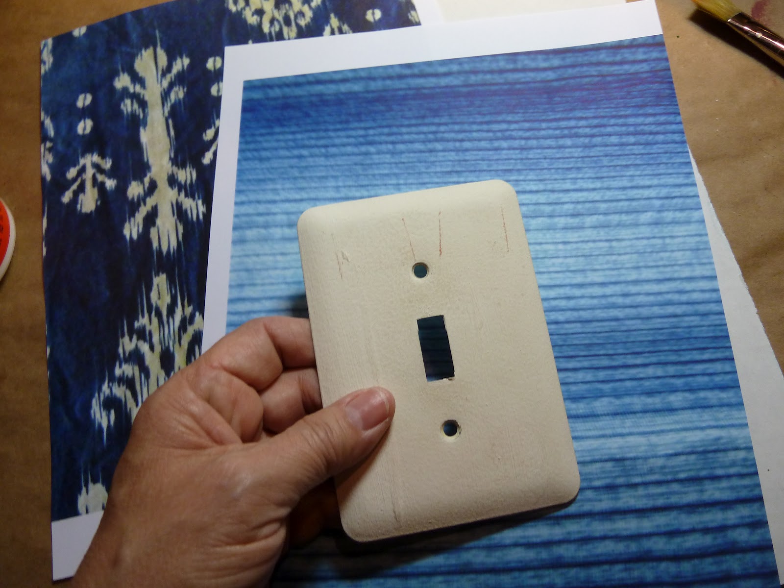 Make it easy crafts Custom décor decoupage switchplate cover