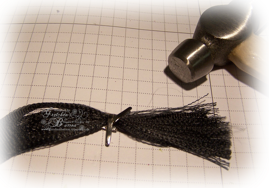 Stamping 411 How to Fray Ribbon!